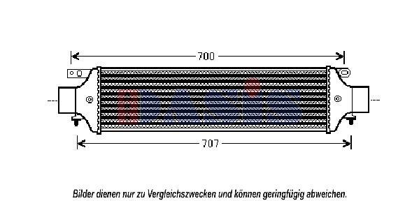 AKS DASIS Kompressoriõhu radiaator 307004N